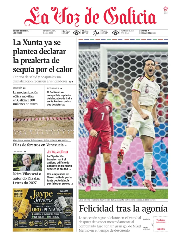 La Voz de Galicia (Ferrol) — 07/07