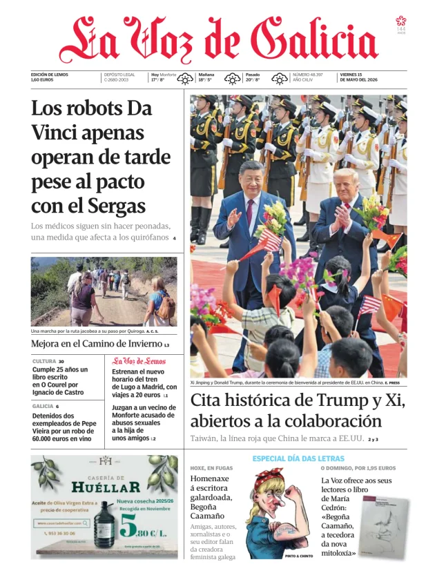 La Voz de Galicia (Lemos) — 15/05