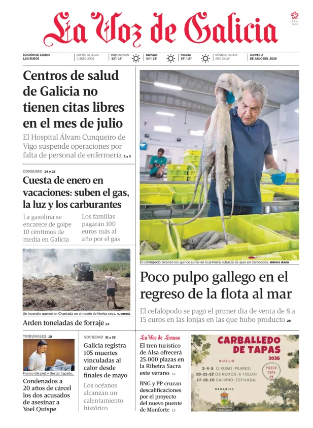 La Voz de Galicia (Lemos) — 02/07
