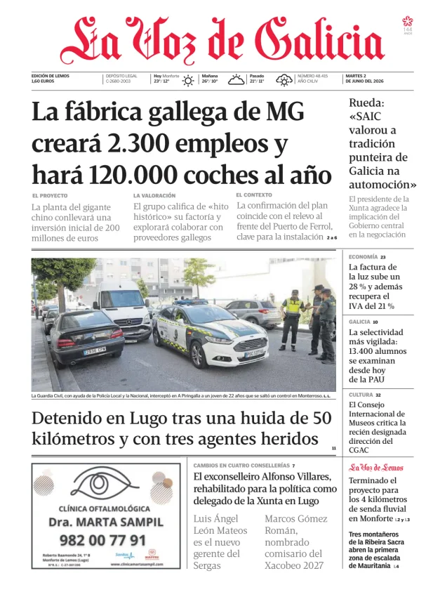 La Voz de Galicia (Lemos) — 02/06