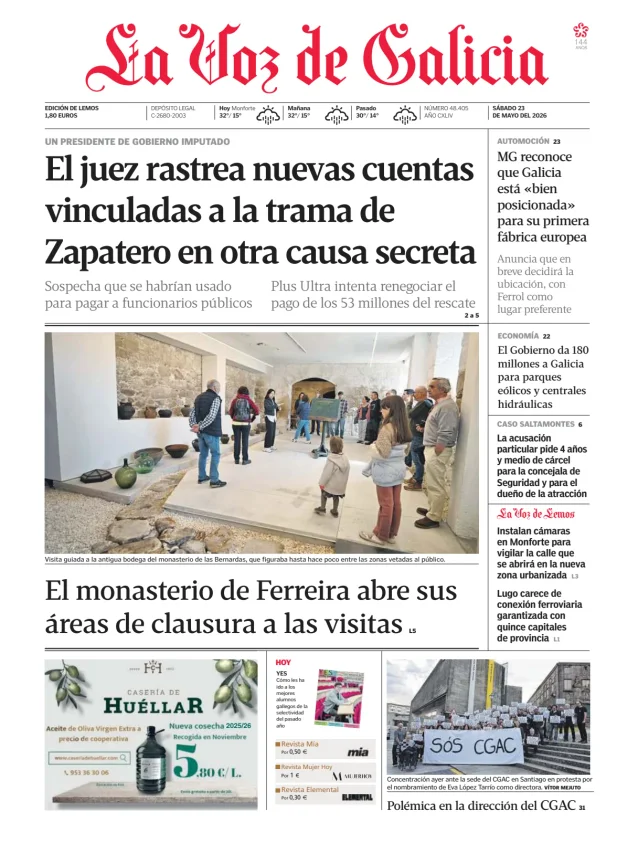 La Voz de Galicia (Lemos) — 23/05