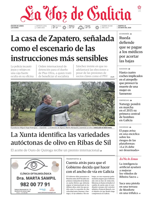 La Voz de Galicia (Lemos) — 26/05