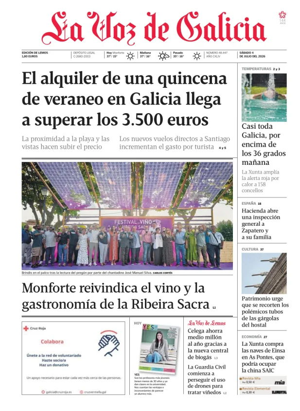 La Voz de Galicia (Lemos) — 04/07
