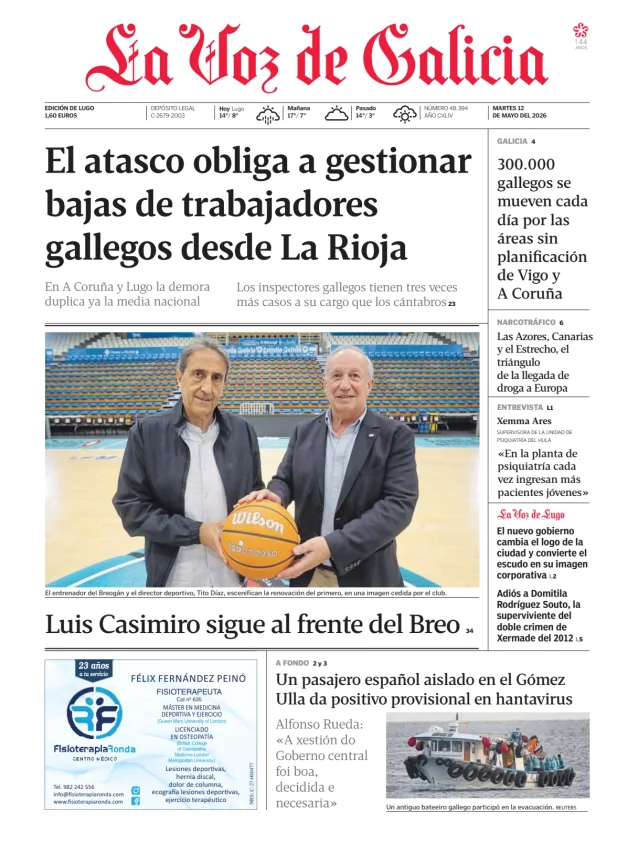 La Voz de Galicia (Lugo) — 12/05