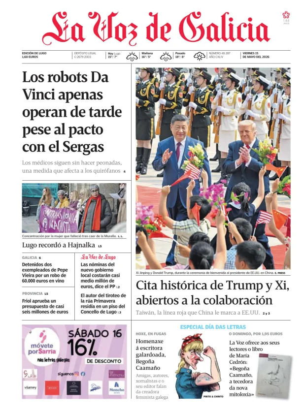 La Voz de Galicia (Lugo) — 15/05