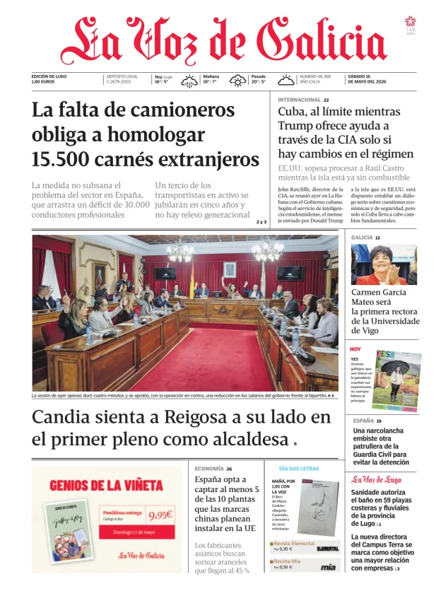 La Voz de Galicia (Lugo) — 16/05