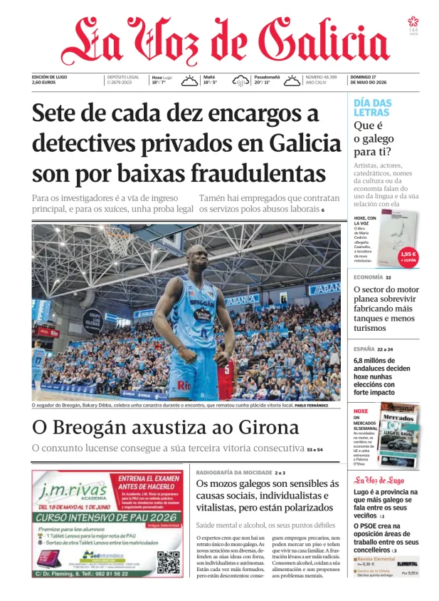 La Voz de Galicia (Lugo) — 17/05