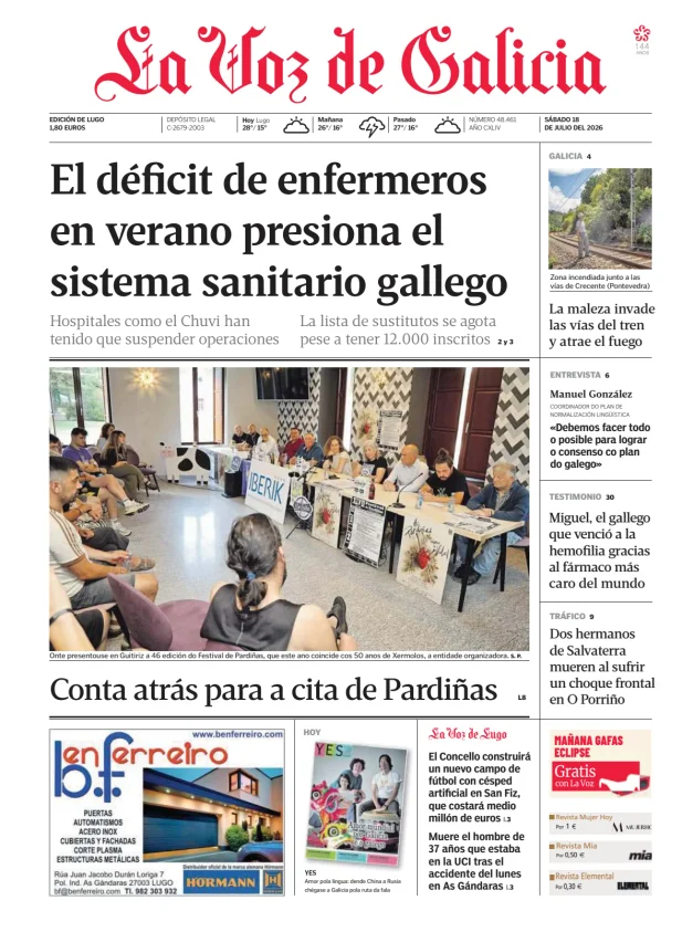 La Voz de Galicia (Lugo) — 18/07