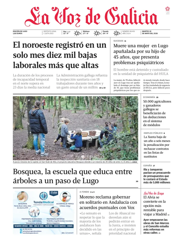 La Voz de Galicia (Lugo) — 19/05