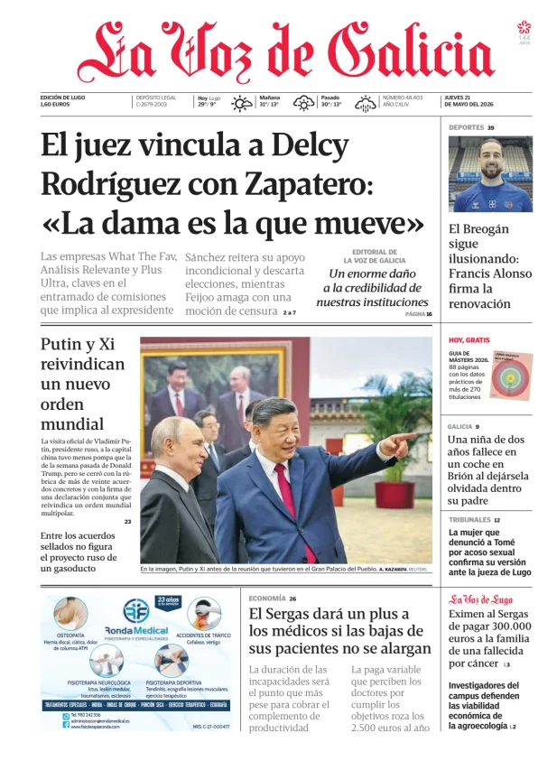 La Voz de Galicia (Lugo) — 21/05