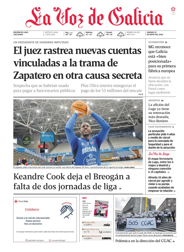 La Voz de Galicia (Lugo) — 23/05