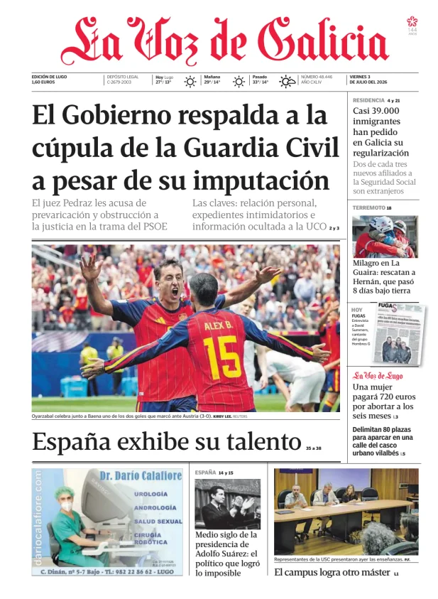 La Voz de Galicia (Lugo) — 03/07