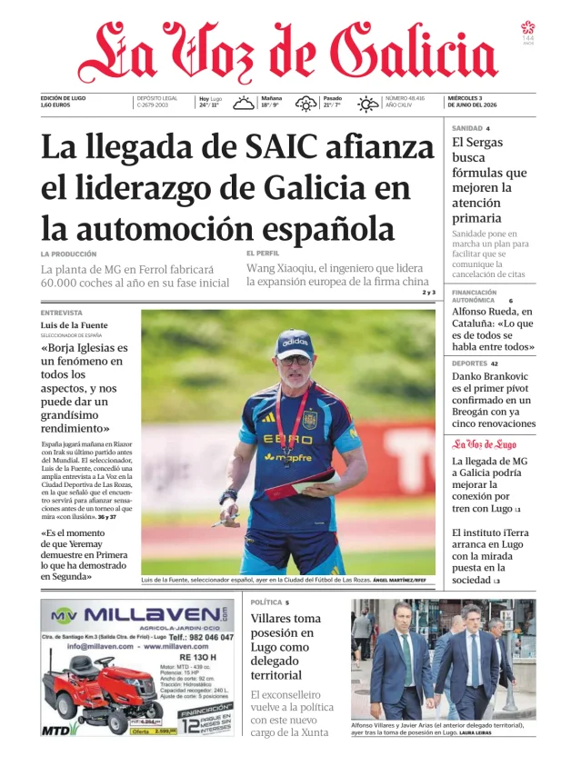 La Voz de Galicia (Lugo) — 03/06