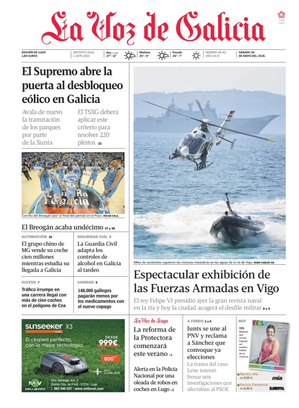 La Voz de Galicia (Lugo) — 30/05