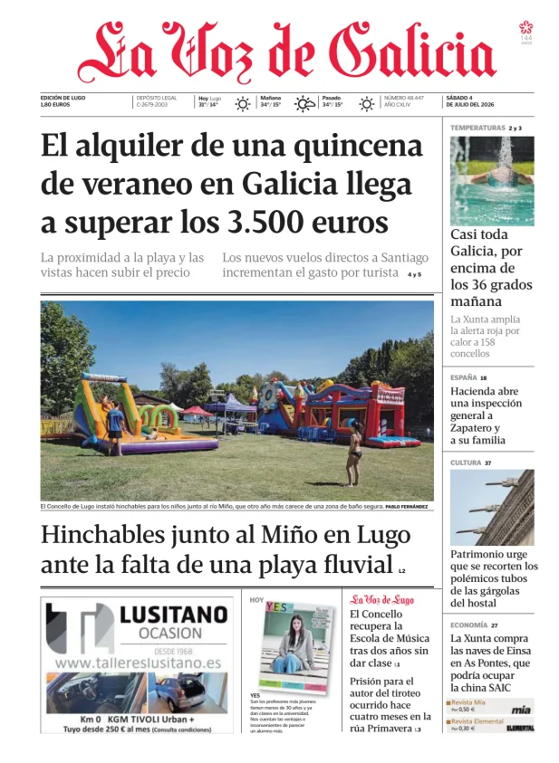 La Voz de Galicia (Lugo) — 04/07