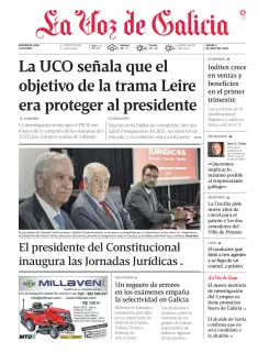 Portada de La Voz de Galicia (Lugo), 4 de junio de 2026