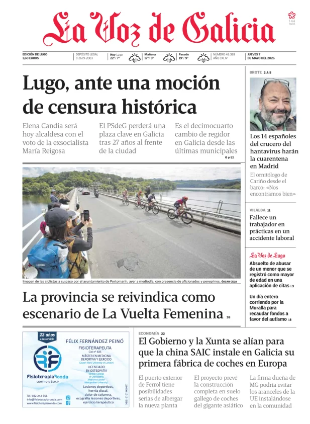 La Voz de Galicia (Lugo) — 07/05