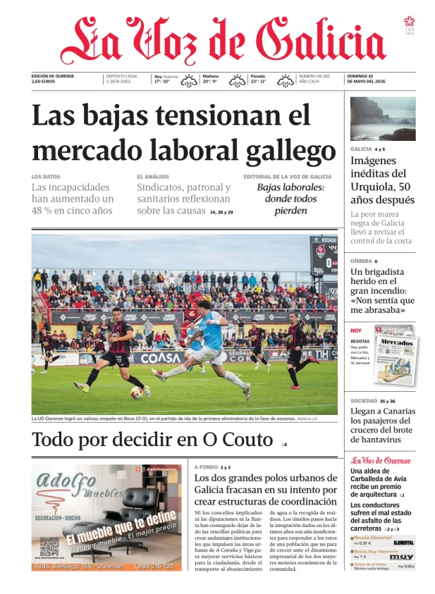 La Voz de Galicia (Ourense) — 10/05