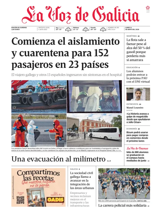 La Voz de Galicia (Ourense) — 11/05