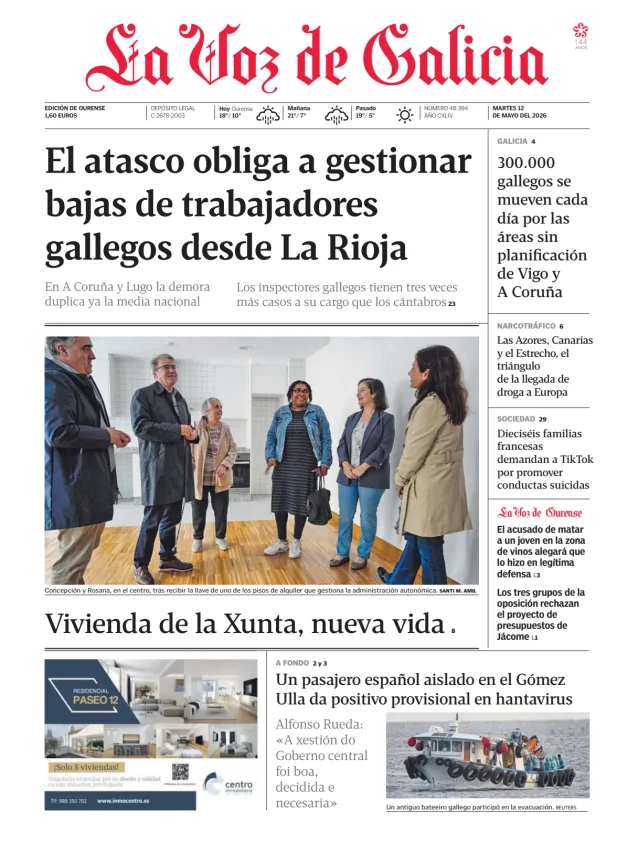 La Voz de Galicia (Ourense) — 12/05