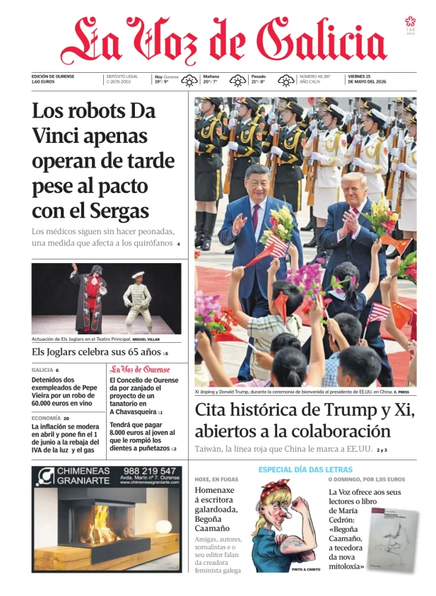 La Voz de Galicia (Ourense) — 15/05