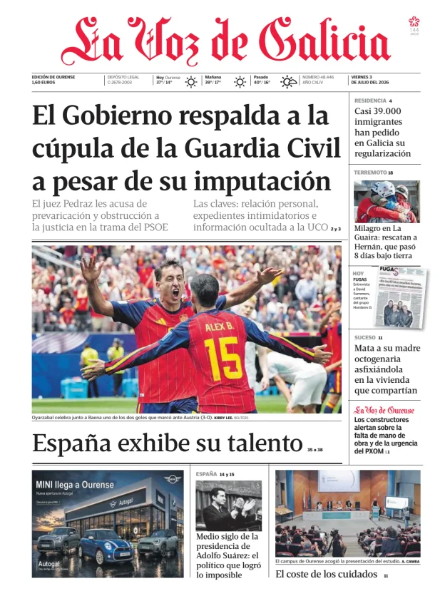 La Voz de Galicia (Ourense) — 03/07