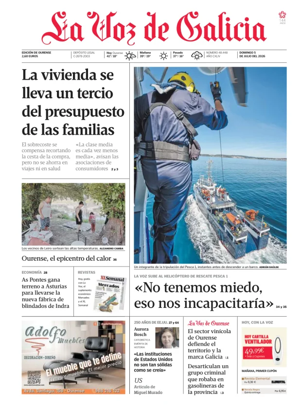 La Voz de Galicia (Ourense) — 05/07