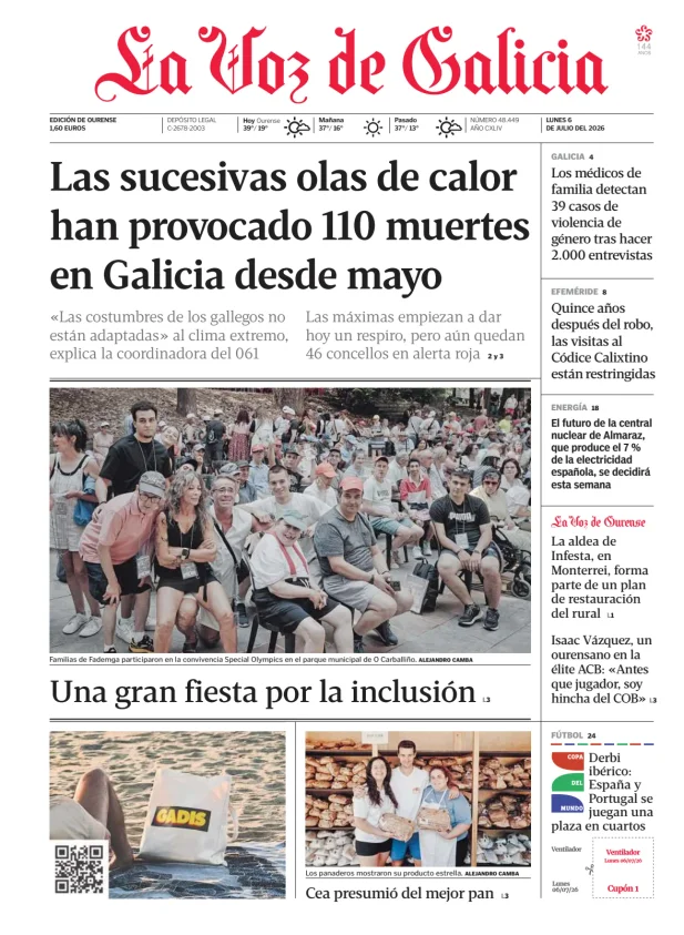 La Voz de Galicia (Ourense) — 06/07