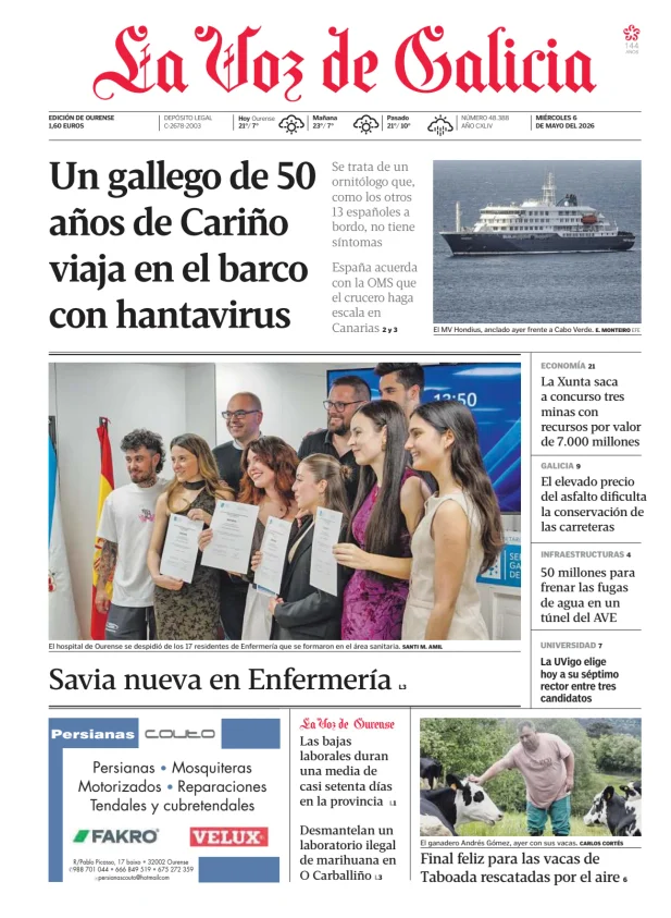 La Voz de Galicia (Ourense) — 06/05