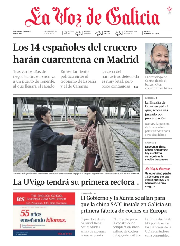 La Voz de Galicia (Ourense) — 07/05