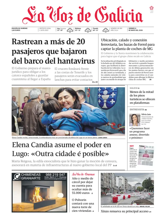 La Voz de Galicia (Ourense) — 08/05