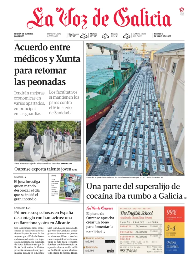 La Voz de Galicia (Ourense) — 09/05