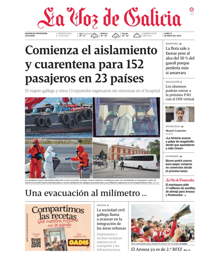 La Voz de Galicia (Pontevedra) — 11/05
