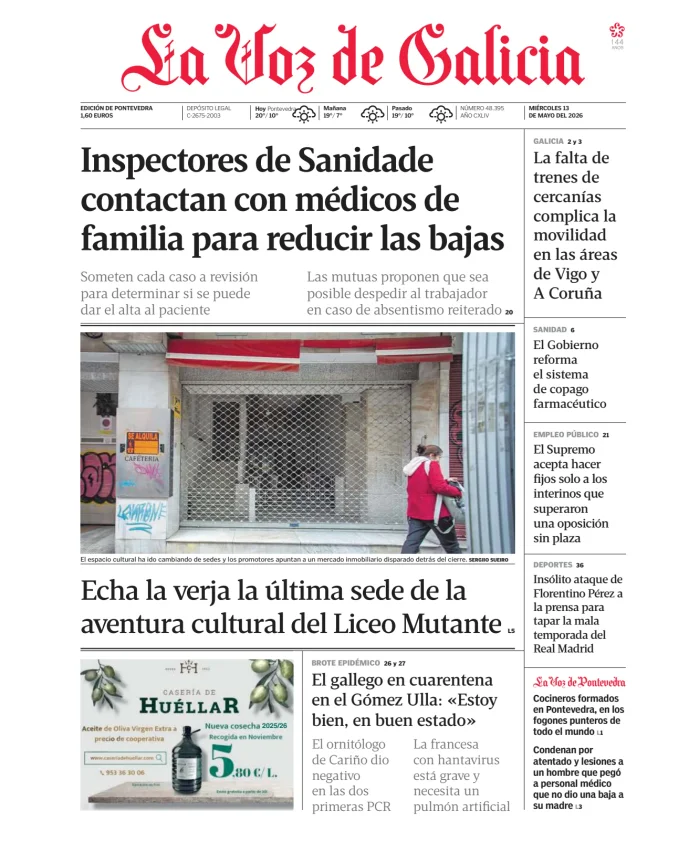 La Voz de Galicia (Pontevedra) — 13/05