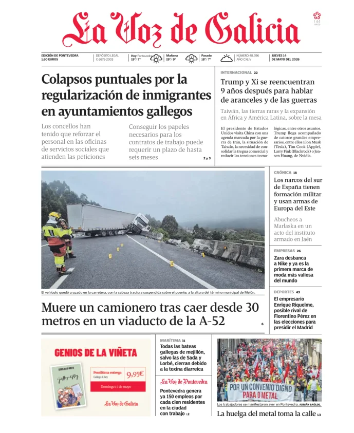 La Voz de Galicia (Pontevedra) — 14/05