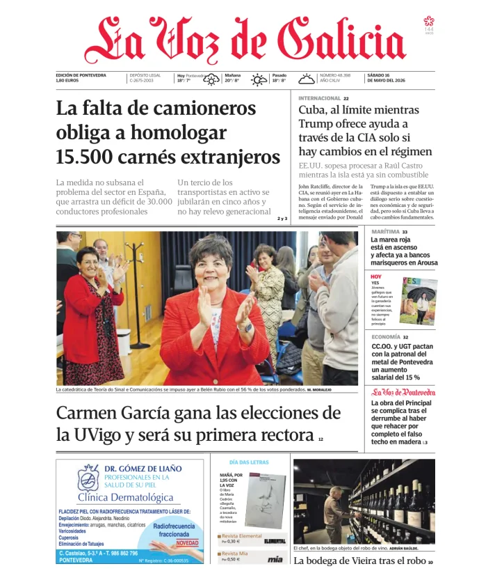 La Voz de Galicia (Pontevedra) — 16/05