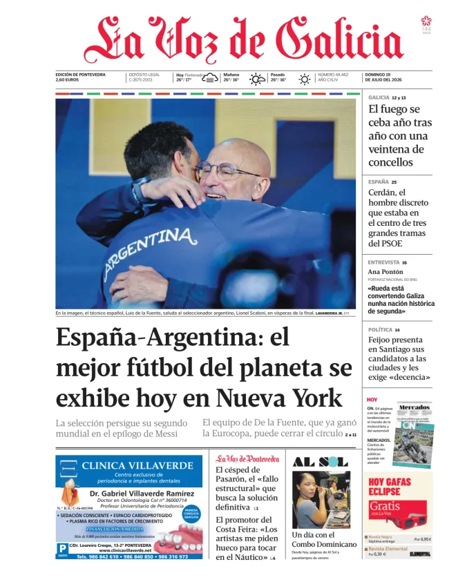 La Voz de Galicia (Pontevedra) — 19/07