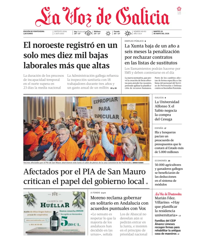 La Voz de Galicia (Pontevedra) — 19/05