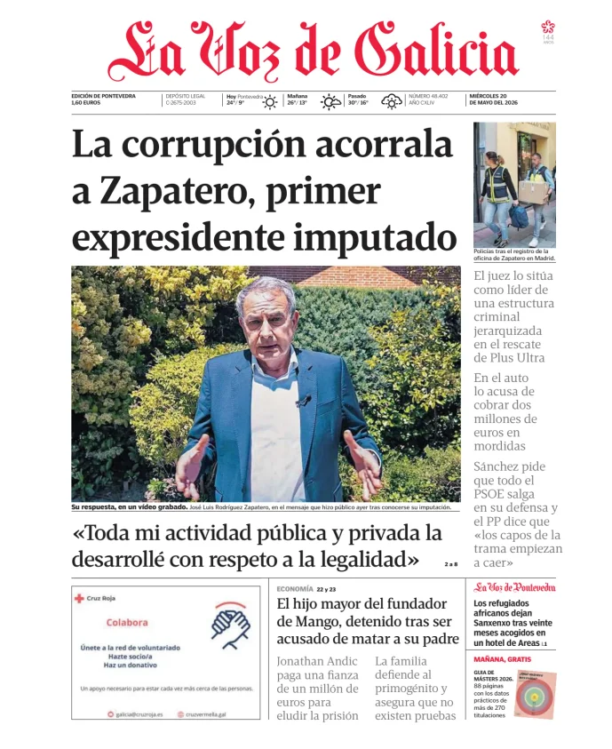 La Voz de Galicia (Pontevedra) — 20/05