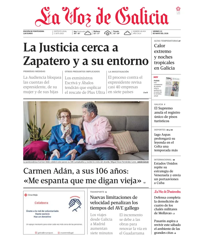 La Voz de Galicia (Pontevedra) — 22/05