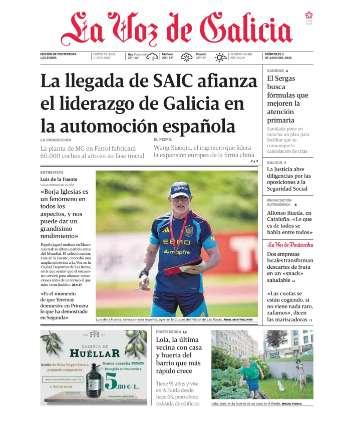 La Voz de Galicia (Pontevedra) — 03/06