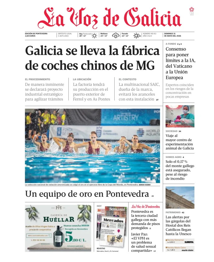 La Voz de Galicia (Pontevedra) — 31/05