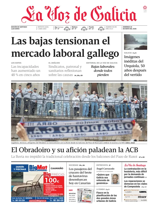 La Voz de Galicia (Santiago) — 10/05