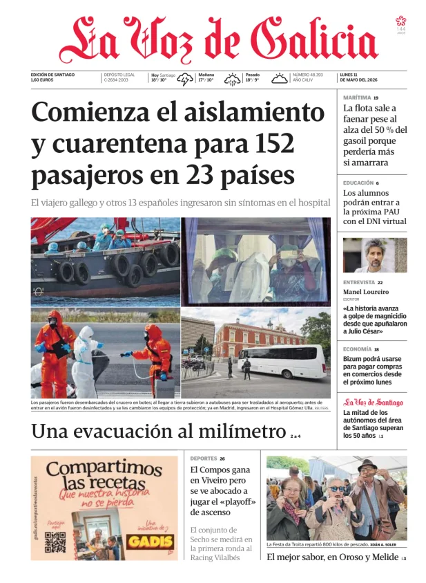 La Voz de Galicia (Santiago) — 11/05