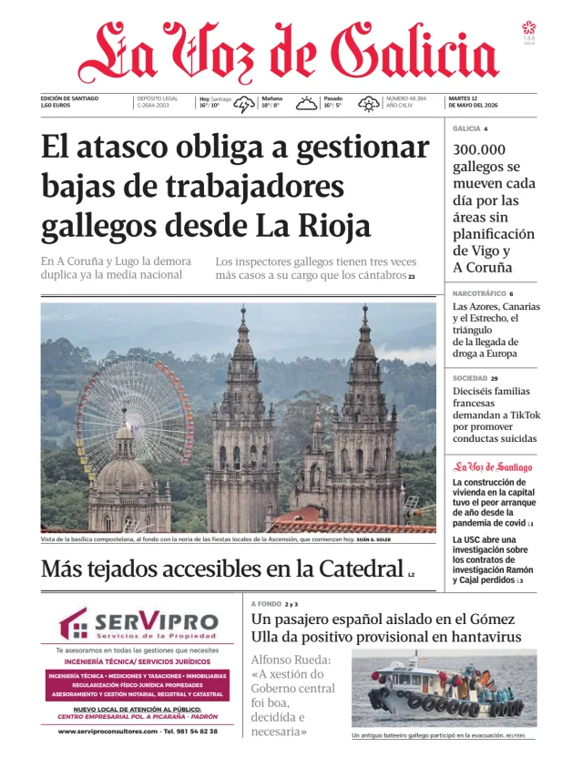 La Voz de Galicia (Santiago) — 12/05
