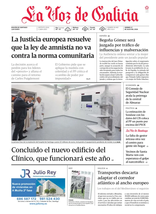 La Voz de Galicia (Santiago) — 17/07