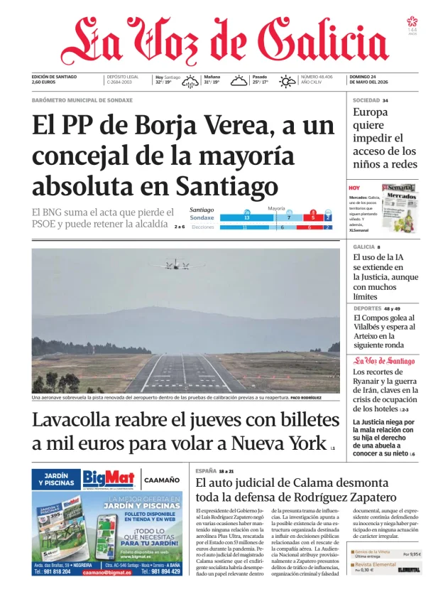 La Voz de Galicia (Santiago) — 24/05