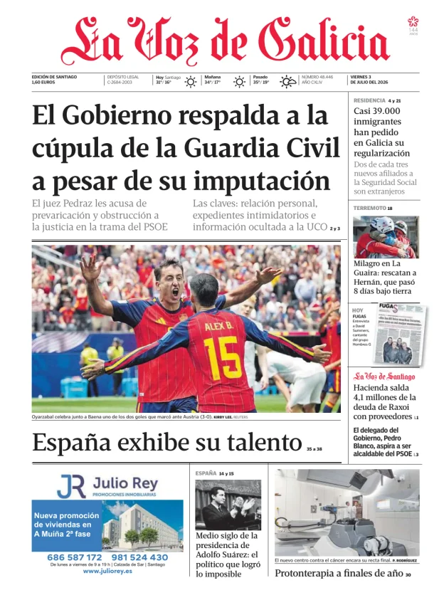 La Voz de Galicia (Santiago) — 03/07