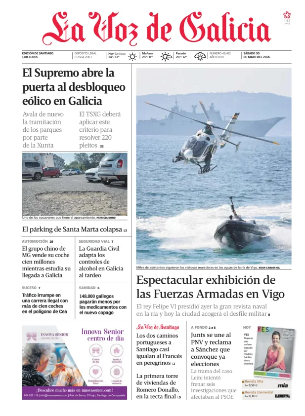 La Voz de Galicia (Santiago) — 30/05