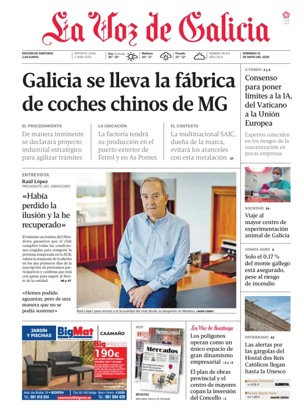 La Voz de Galicia (Santiago) — 31/05